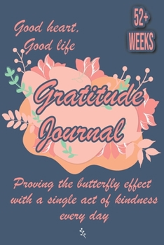 Paperback Daily Gratitude Journal for Women: Proving the butterfly effect: A single act of kindness every day for your fulfilment and happiness Book