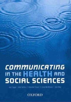 Paperback Communicating in the Health and Social Sciences Book