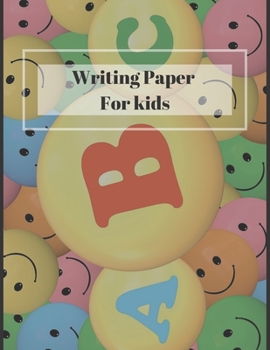 Writing Paper  For kids: Writing Paper for kids with Dotted Lined | ABC Handwriting Paper