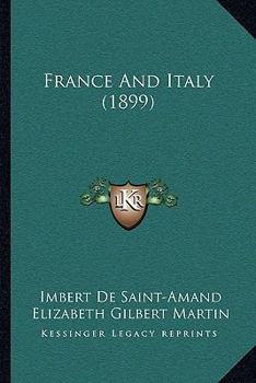 Paperback France And Italy (1899) Book