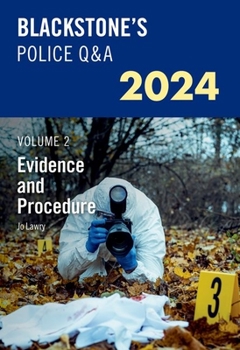 Paperback Blackstone's Police Q&a's 2024 Volume 2: Evidence and Procedure Book