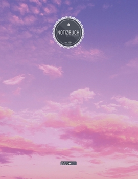 ZMUDACE Notizbuch Punktraster: in DIN A4 Softcover ZP085 Himmel 156 leere gepunktete Seiten mit pers�nlichem Register + Seitenzahlen Zeichenbuch, Skizzenbuch, Dot Grid Notebook, Malbuch, Notizheft zum