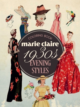 Paperback Marie Claire 1930s Evening Styles Coloring Book