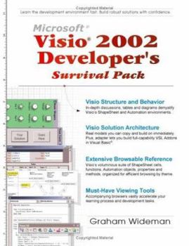 Paperback Visio 2002 Developer's Survival Pack Book