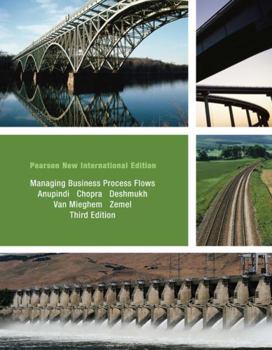 Paperback Managing Business Process Flows: Pearson New International E Book