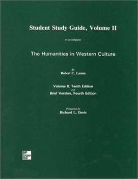 Paperback Student Study Guide, Volume II to Accompany the Humanities in Western Culture Book