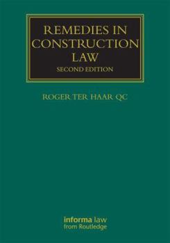 Hardcover Remedies in Construction Law Book