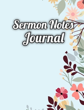 Paperback Sermon Notes Journal: Prayer Journal Perfect For Church Notebook, Sermon Notebook for Women, Notebook & Prayer Requests Journal Book