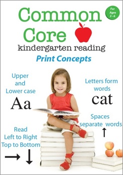 DVD Common Core Kindergarten Reading - Print Concepts Book