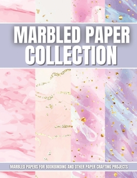 Marbled Paper Collection :marbled papers for bookbinding and other paper crafting projects