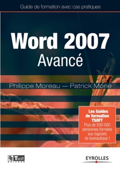 Paperback Word 2007 Avancé [French] Book