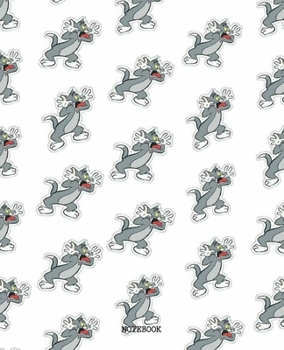 Paperback Notebook: Tom and Jerry Cartoon Soft Glossy Cover College Ruled Lined Pages Book 7.5 x 9.25 Inches 110 Pages Book