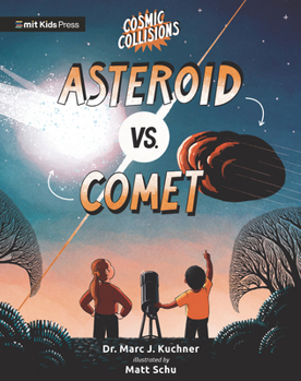Paperback Cosmic Collisions: Asteroid vs. Comet Book