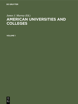 Hardcover American Universities and Colleges Book