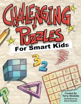 Paperback Challenging Puzzles for Smart Kids Book