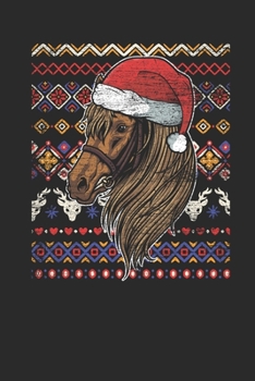 Ugly Christmas Sweater - Horse: Dotted Bullet Notebook – Christmas Gift for Kids, Women, Men Girls And Boys