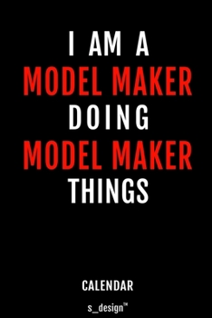 Calendar for Model Makers / Model Maker: Everlasting Calendar / Diary / Journal (365 Days / 3 Days per Page) for notes, journal writing, event planner, quotes & personal memories