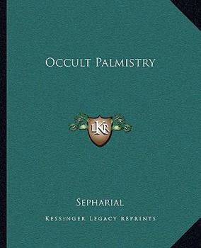 Paperback Occult Palmistry Book