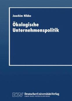 Paperback Ökologische Unternehmenspolitik [German] Book