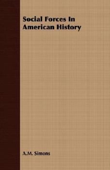 Paperback Social Forces in American History Book