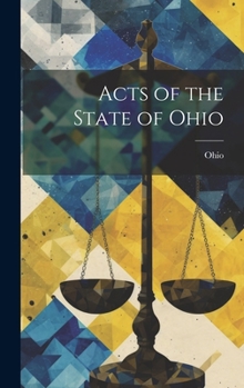 Hardcover Acts of the State of Ohio Book