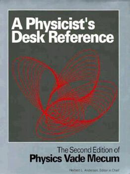 Paperback Physicists Desk Reference Book