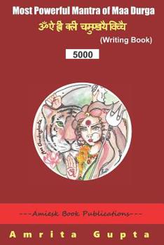 Paperback Most Powerful Mantra of Maa Durga: Writing Book (5000) Book