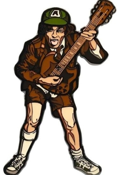 AC/DC Unofficial: AC/DC Themed Notebook/ Journal/ Notepad/ Diary For Fans, Supporters, Teens, Adults and Kids | 100 Black Lined Pages | 6 x 9 inches