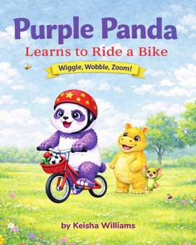 Paperback Purple Panda Learns to Ride a Bike Book