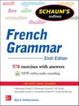 Paperback Schaum's Outline of French Grammar Book
