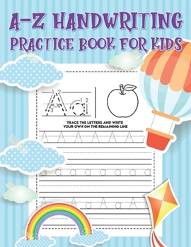 Paperback A-Z Handwriting Practice Book for Kids Book