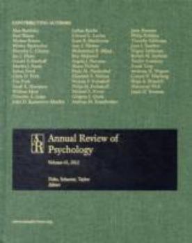 Hardcover Annual Review of Psychology V.63 Book