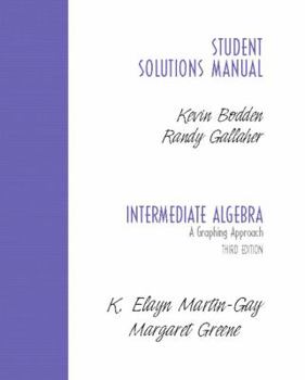 Paperback Intermediate Algebra a Graphing Approach Book