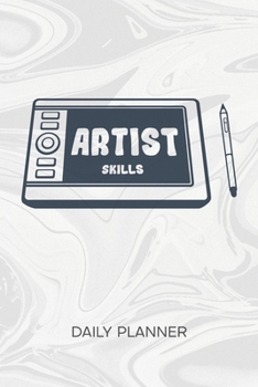 Paperback Daily Planner Weekly Calendar: Graphic Artist Organizer Undated - Blank 52 Weeks Monday to Sunday -120 Pages- Concept Artist Notebook Journal 2D Arti Book