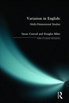 Paperback Variation in English: Multi-Dimensional Studies Book