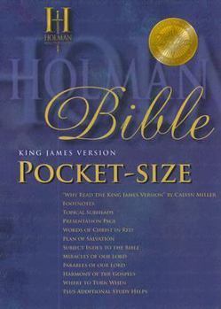 Bonded Leather Pocket-Size Bible-KJV-Classic Book