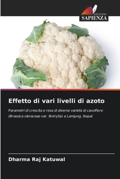 Paperback Effetto di vari livelli di azoto [Italian] Book