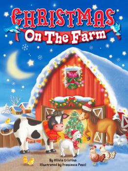 Board book Christmas On The Farm - Childrens Padded Board Book