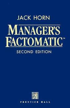 Hardcover Manager's Factomatic Book