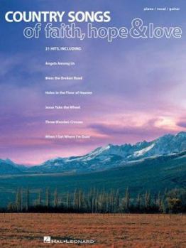 Paperback Country Songs of Faith, Hope & Love Book