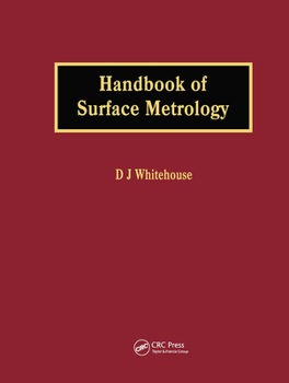 Hardcover Handbook of Surface Metrology Book