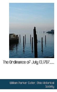The Ordinance of July 13,1787