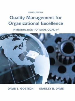 Hardcover Organizational Excellence: Introduction to Total Quality Book