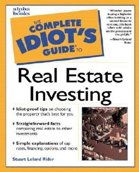 Paperback The Complete Idiot's Guide to Real Estate Investing Book