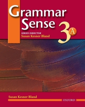 Paperback Grammar Sense 3: Student Book 3 Volume a Book
