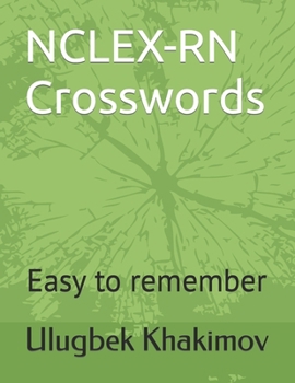 Paperback NCLEX-RN Crosswords: Easy to remember Book