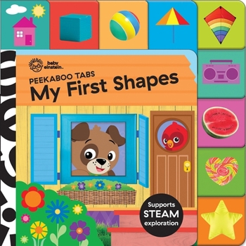 Board book Baby Einstein: My First Shapes Peekaboo Tabs Book