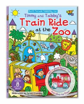 Hardcover Track Jigsaw Book - Timmy and Tabby's Train Ride at the Zoo [Unknown] Book