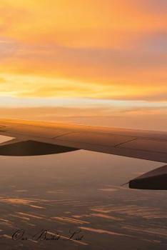Paperback Our Bucket List: Bucket List Notebook For Couples, Sunset Twilight Time With Wing Airplane Book