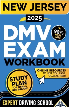 Paperback New Jersey DMV Exam Workbook Book